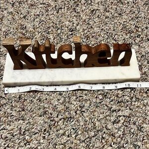 Kitchen sign